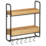 LOFT sieninė lentyna su pakaba, dviejų lygių, WENKO