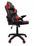 Biuro/žaidimų kėdė Fresno, juoda/raudona