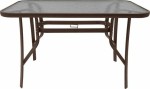 Lauko stalas Majorca Duo, 150x80x70 cm, rudas