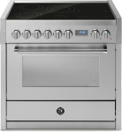 90cm pločio indukcinė viryklė su el orkaite Steel  Genesi  G9F-5FI SS