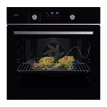 Juodos spalvos el.orkaitė su pirolize AEG OA5PB531AB