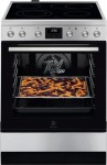 60 cm pločio ner.plieno spalvos keraminė viryklė Electrolux LKR64022AX