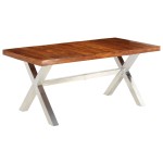 Valgomojo stalas, 180x90x76cm, medienos masyvas