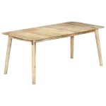 vidaXL Valgomojo stalas, 180x90x76cm, mango medienos masyvas