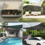 Uždanga nuo saulės, terakota spalvos, 6x6m, HDPE, 160g/m²