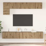 TV spintelių komplektas 5 pcs artisano ąžuolo Vidutinė 100 cm