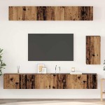 TV spintelių komplektas 6 pcs Sena mediena Standartinė Vidutinė