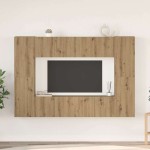 TV spintelių komplektas 8 pcs artisano ąžuolo 60 x 30 x 30 cm