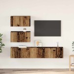 TV spintelių komplektas 4 pcs Sena mediena 80 x 30 x 30 cm