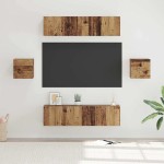 TV spintelių komplektas 6 pcs Sena mediena