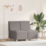 Sofa Kėdė 2 pcs Taupe 55 x 74 x 82 cm audinys