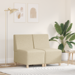 Sofa Kėdė 2 pcs Kreminė 55 x 74 x 82 cm audinys