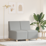 Sofa Kėdė 2 pcs Debesų pilka 55 x 74 x 82 cm audinys