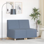 Sofa Kėdė 2 pcs Mėlyna 55 x 74 x 82 cm Kordūrinė medžiaga