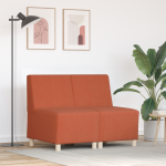 Sofa Kėdė 2 pcs Oranžinė 55 x 74 x 82 cm Kordūrinė medžiaga