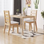 vidaXL Valgomojo stalas, 110x70x75 cm, akacijos medienos masyvas