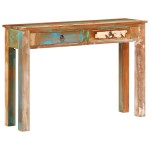 vidaXL Konsolinis staliukas, 110x30x75cm, perdirbtos medienos masyvas