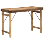 vidaXL Valgomojo stalas 110x55x76 cm Iš perdirbtos medienos