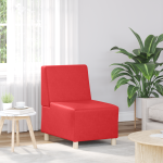 Sofa Kėdė Raudona 55 x 74 x 82 cm Dirbtinė oda