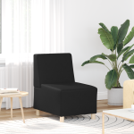 Sofa Kėdė Juoda 55 x 74 x 82 cm Dirbtinė oda
