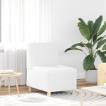 Sofa Kėdė Balta 55 x 74 x 82 cm Dirbtinė oda