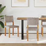 Valgomasis krėslas 2 pcs Kubu pilka 46 x 55 x 84 cm