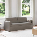Sofa Taupe 198 x 78 x 80 cm audinys