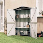 Sodo pašiūrė, antracito, 116x45x175cm, galvanizuotas plienas