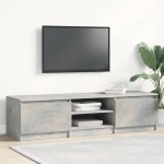 vidaXL Televizoriaus spintelė, betono, 140x40x35,5cm, apdirbta mediena