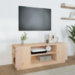 vidaXL Televizoriaus spintelė, 110x35x40,5cm, pušies medienos masyvas