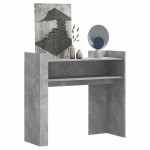 vidaXL Konsolinis staliukas, betono, 100x35x90cm, apdirbta mediena