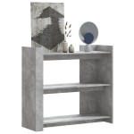 vidaXL Konsolinis staliukas, betono, 100x35x90cm, apdirbta mediena