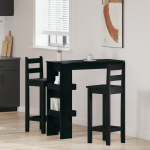 vidaXL Baro stalas - Juodasis ąžuolas - 102x55x103.5 cm - Pagamintas iš inžinerinės medienos