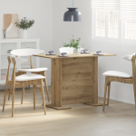 vidaXL Valgomojo stalas Artisan Oak 110x60x75 cm Inžinerinė mediena