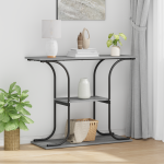 Konsolinis stalas Pilka sonoma ąžuolo 101 x 35 x 80.5 cm
