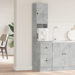 vidaXL Virtuvės spintelė Betono pilka 35x50x180 cm Inžinerinė mediena