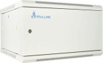 EXTRALINK 6U 600X450 ASP sieninė spintelė metalinių durų pilka
