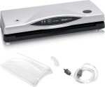 „Magic Vac MagicVac FUTURA“ automatinis sandariklis – juostelių vakuuminis pakavimo įrenginys maistui – plėvelei ir indams + 5 dideli maišeliai + pjaustytuvas + žarna indams