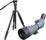 Žiūronai Focus Optics Kit Focus Viewmaster ED 16-48x65, Sirui Traveler 7VA