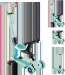 GLOBBER paspirtukas Go Up Active Lights 360 °, mėtinis, 749-206