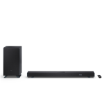 Namų kino sistema Sharp | 3.1.2 Dolby Atmos/DTS:X Soundbar with Wireless Subwoofer | HT-SBW53121(BK) | 550 W | Bluetooth | Juodas | Belaidė jungtis