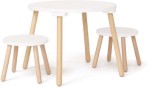Kid's Concept - KID'S BASE įbrėžimams atsparus baldų komplektas - Baltas