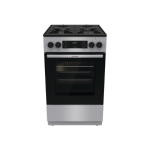 Viryklė Gorenje Cooker | GK5C42SF | Hob type Gas | Oven type Electric | Pilkas | Plotis 50 cm | Gylis 59.4 cm | 70 L