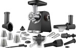 Mėsmalė Bosch Serie 4 MultiPower MFWS682B lemputė, 2100 W, musta