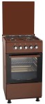 Dujinė viryklė su dujine orkaite Schlosser FS 4401 MXZK, ruda